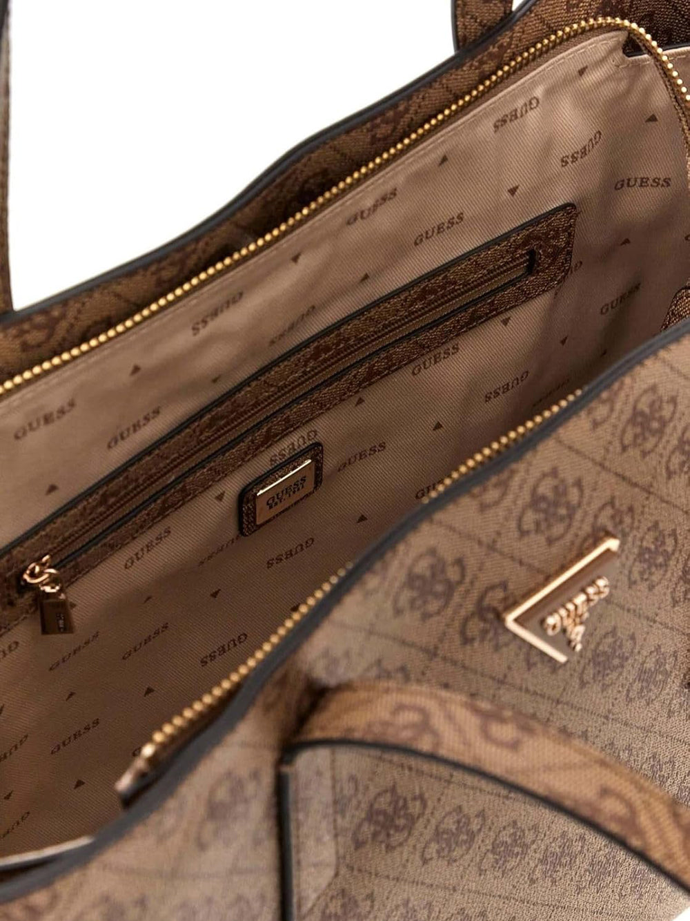 GUESS Borsa Shopping logato Donna - Marrone modello HWSG6974230