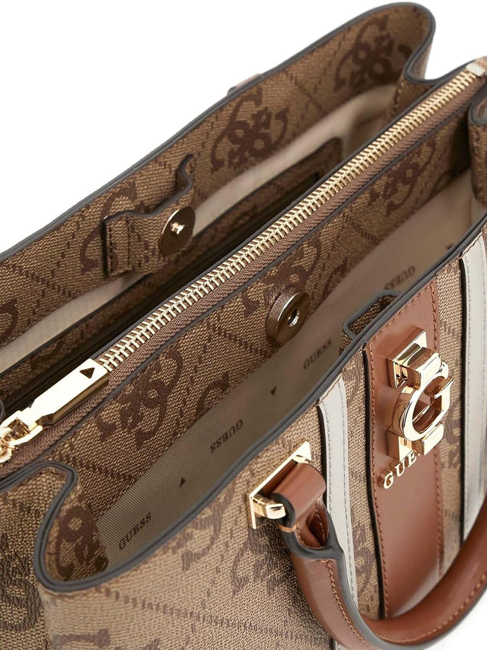 GUESS Borsa a Mano logato Donna - Marrone modello HWSO7838060