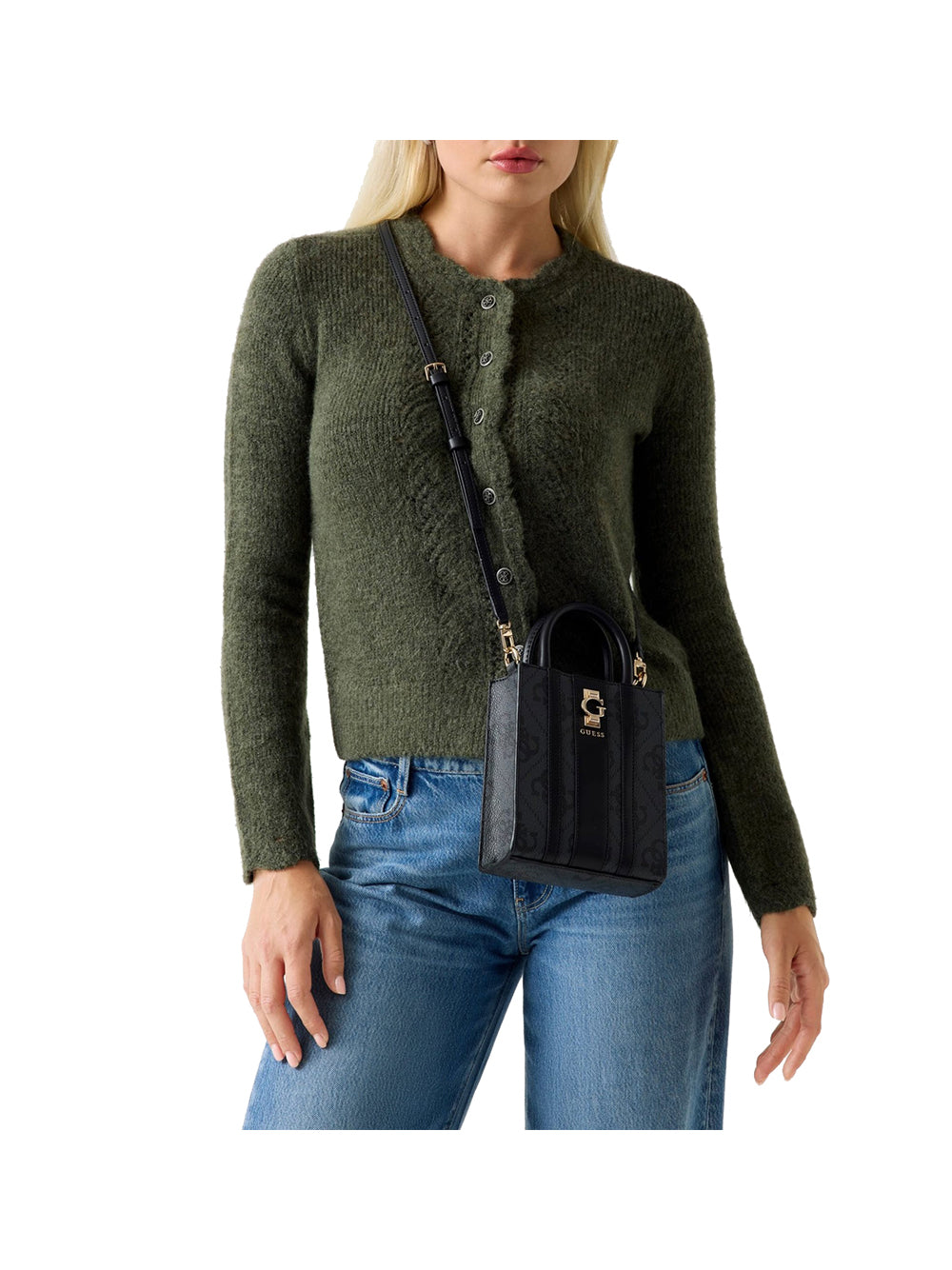 GUESS Borsa a Mano logato Donna - Grigio modello HWSO7838750