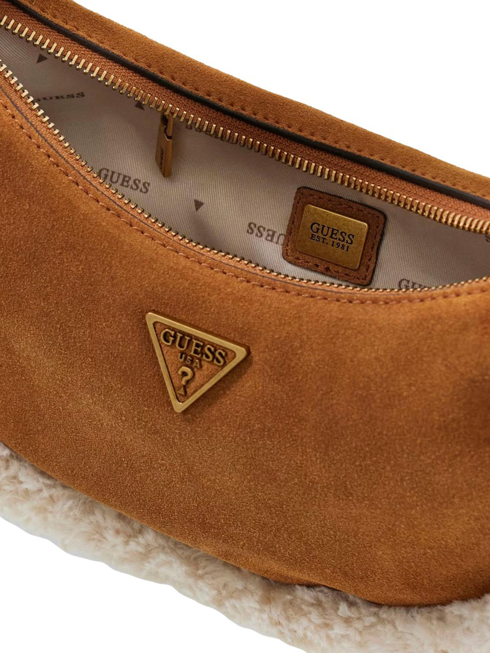 GUESS Borsa a Spalla Donna - Beige modello HWSW9539720