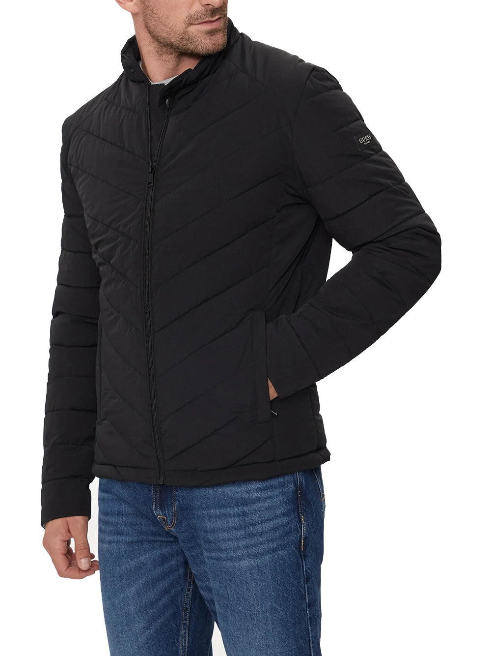 GUESS Giubbino Uomo - Nero modello M4YL05WG9O2