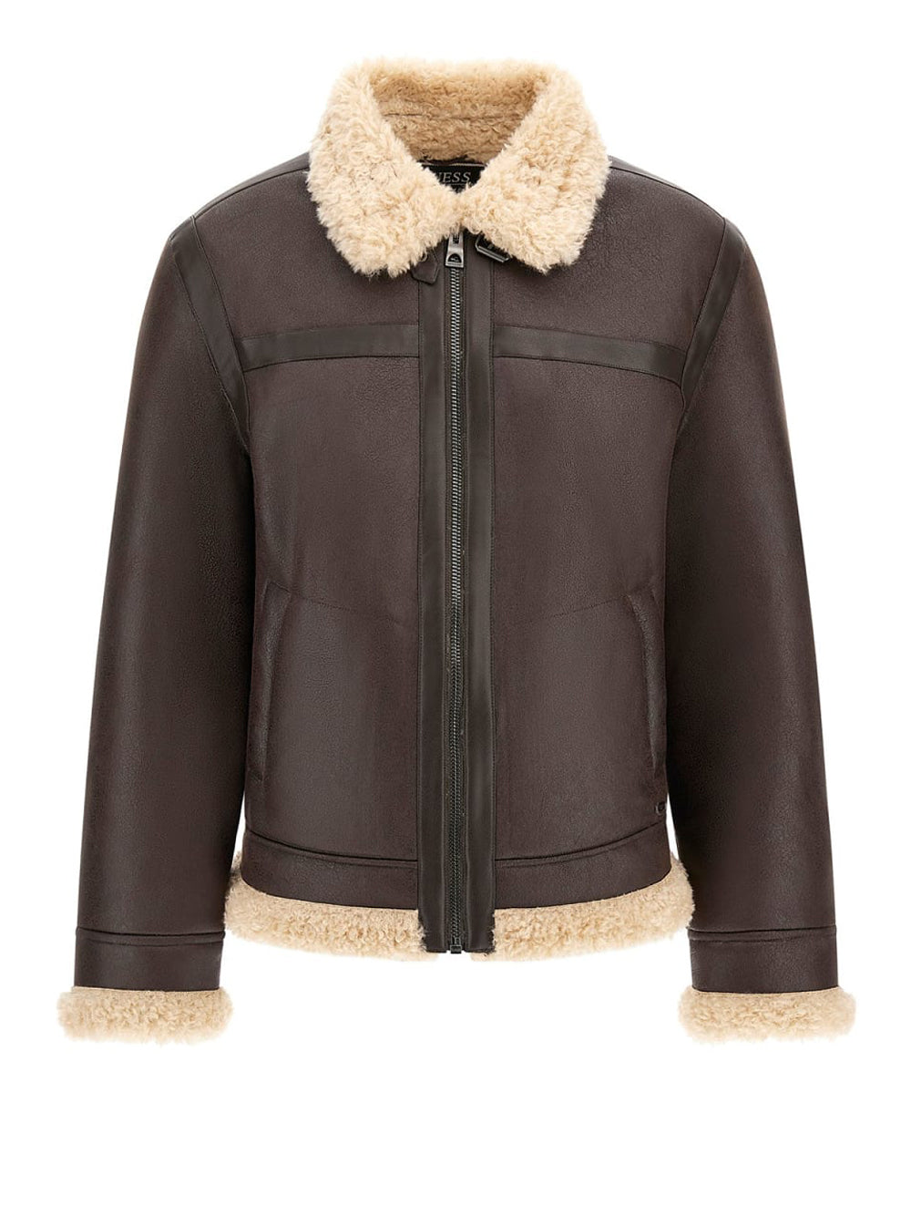 GUESS Giubbino Uomo - Marrone modello M5BL28W2310