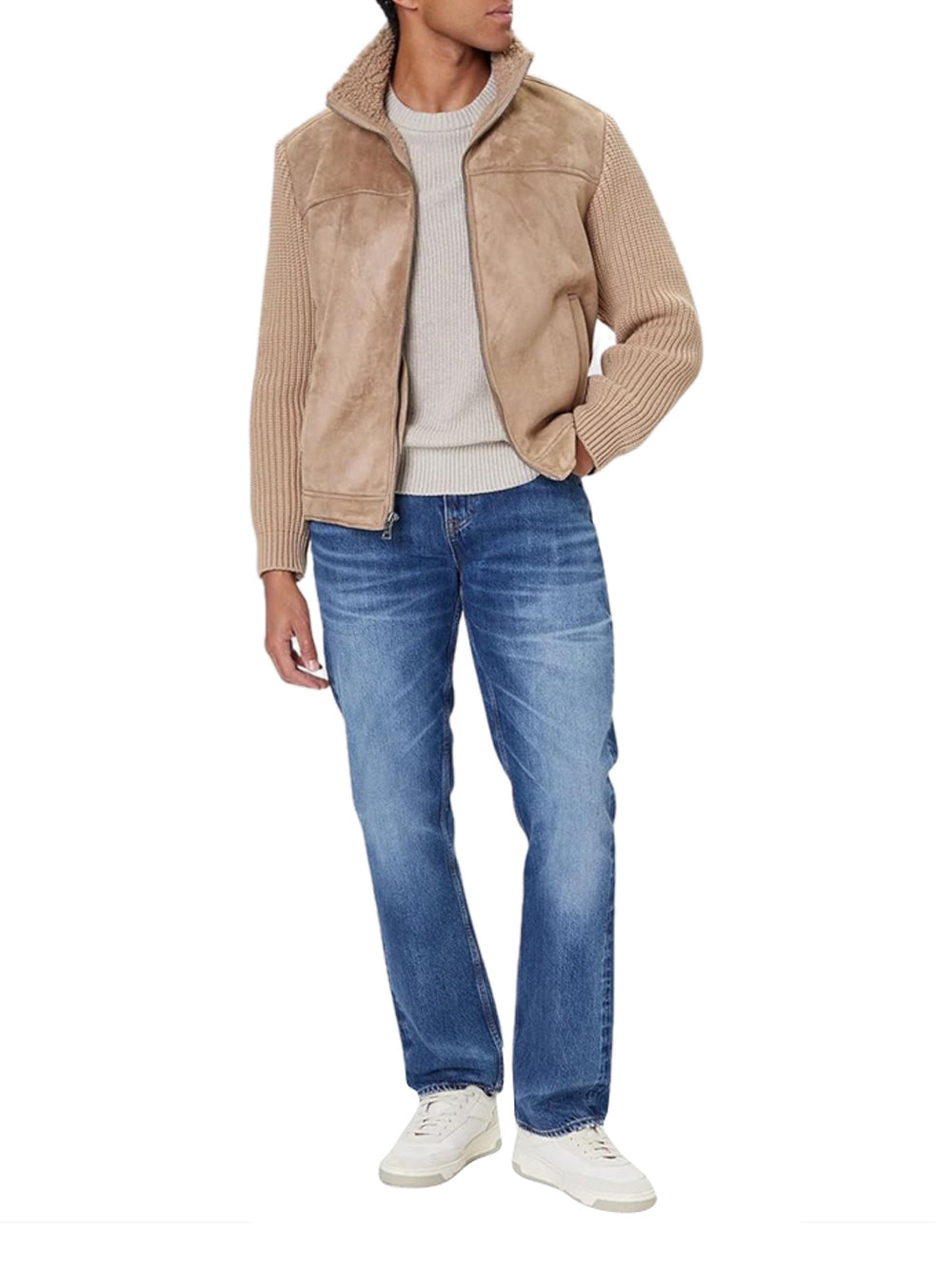 GUESS Cardigan Uomo - Beige modello M5BR79Z5570