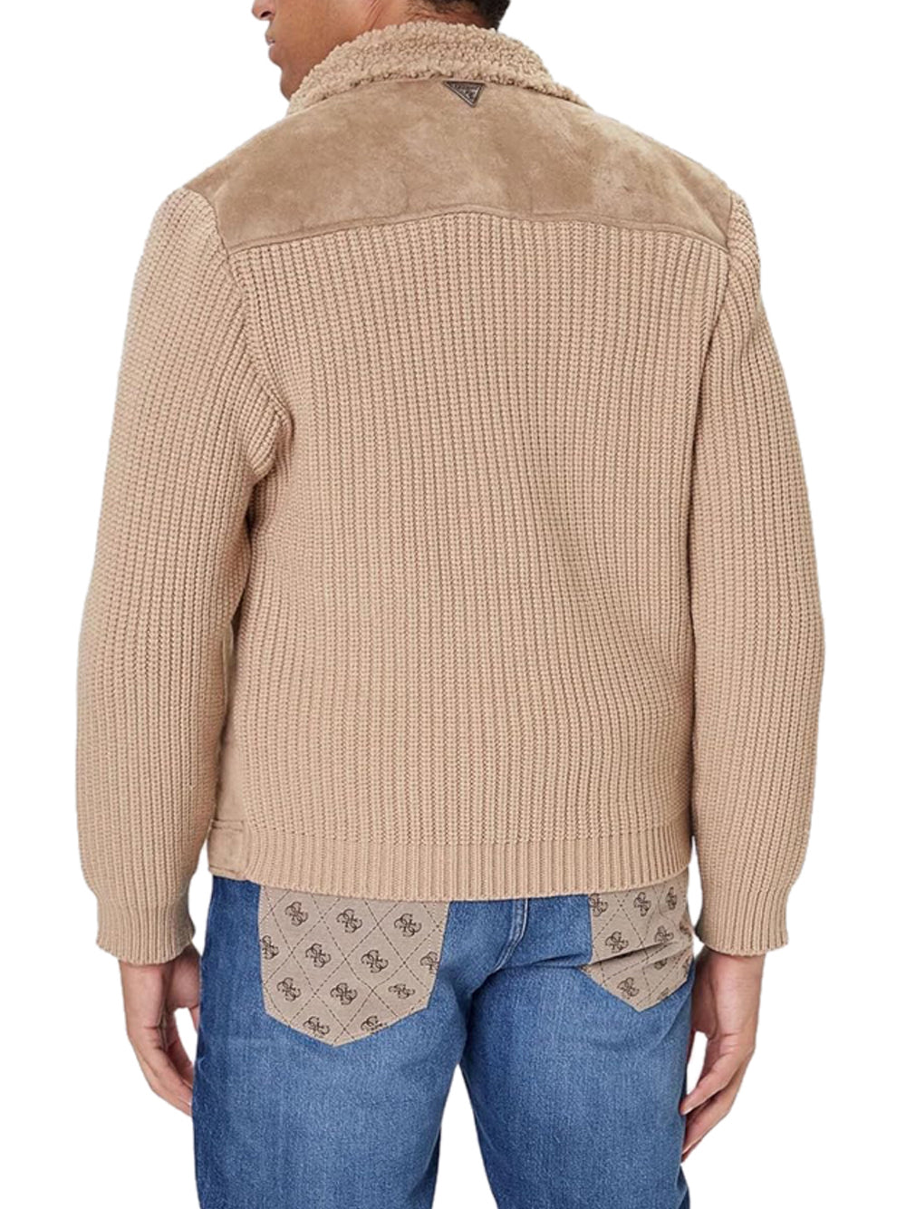 GUESS Cardigan Uomo - Beige modello M5BR79Z5570