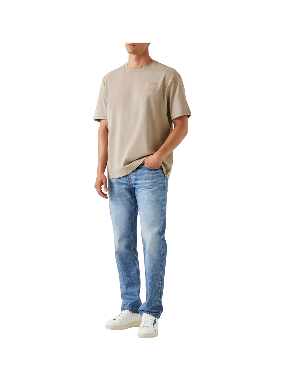 GUESS T-shirt Uomo - Beige modello M5YI27KCCM1