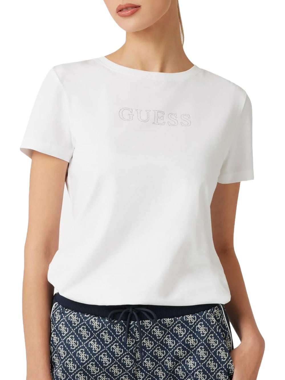 GUESS T-shirt Donna - Bianco modello V3BI11J1314