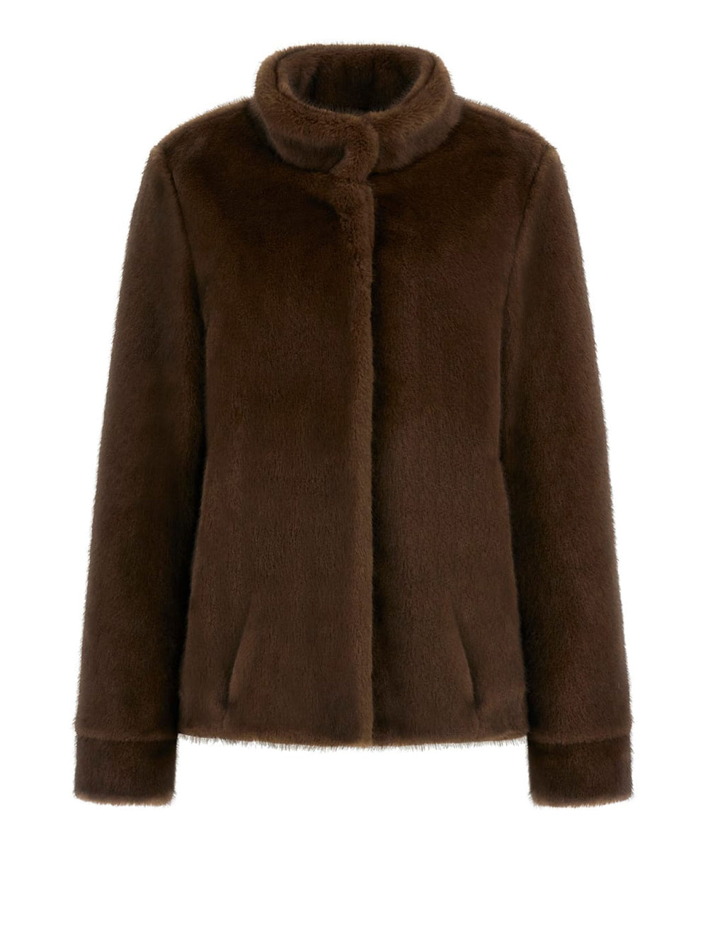 GUESS Giubbino Donna - Marrone modello W5BL64W3920