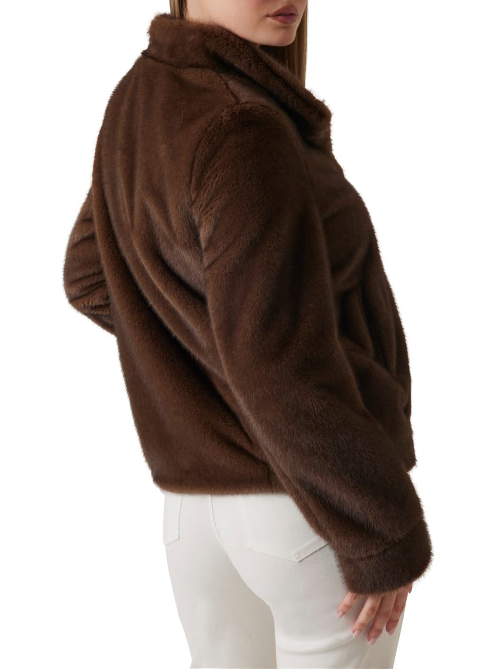 GUESS Giubbino Donna - Marrone modello W5BL64W3920