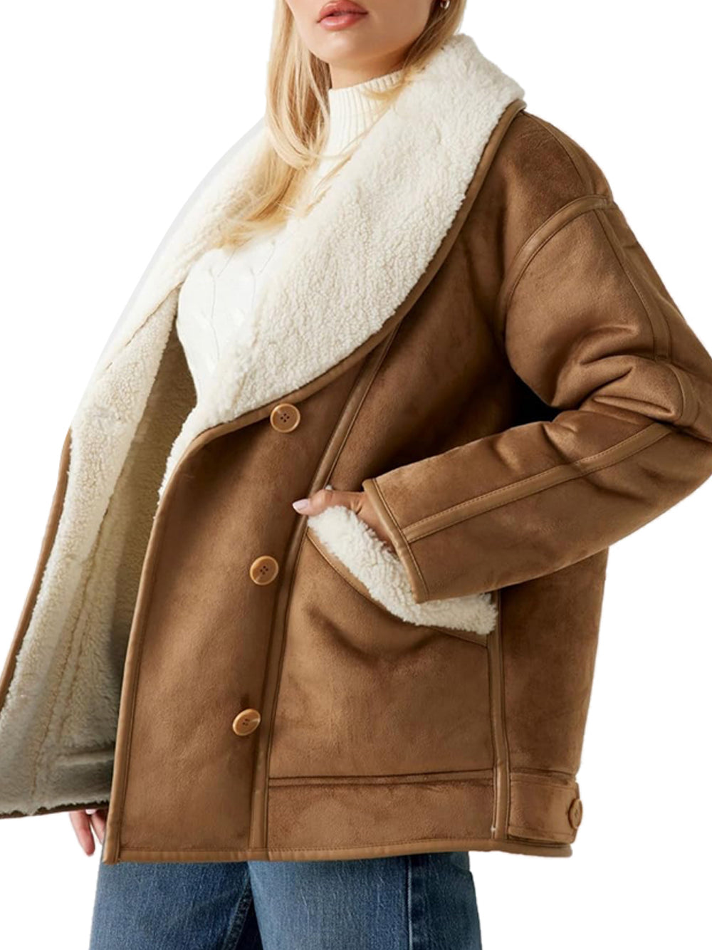 GUESS Giubbino Donna - Arancione modello W5BL94WJ100