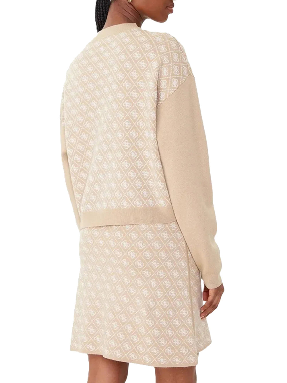 GUESS Maglione logato Donna - Taupe modello W5BR23Z3JD2