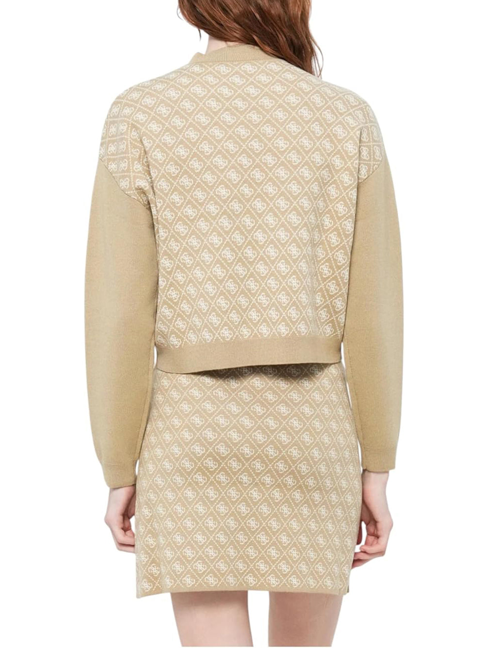 GUESS Maglione logato Donna - Taupe modello W5BR23Z3JD2