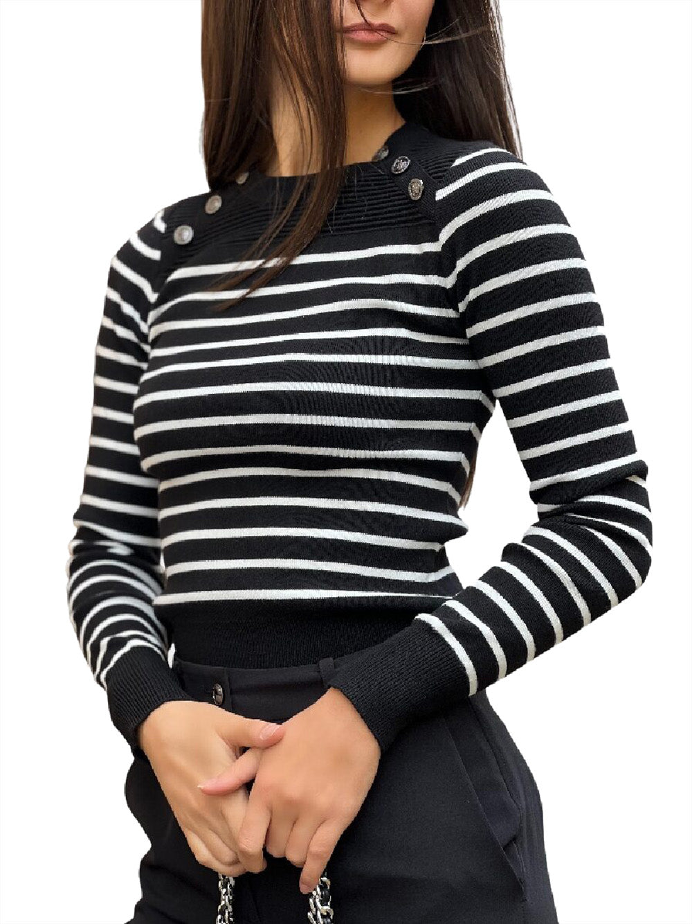 GUESS Abito Donna - Nero modello W5BR36Z0422