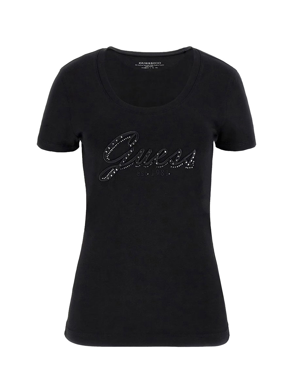 GUESS T-shirt Donna - Nero modello W5YI46J1314