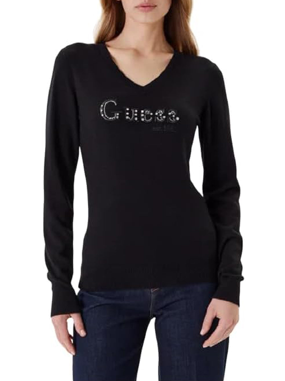 GUESS Maglione Donna - Nero modello W5YR24Z2NQ2