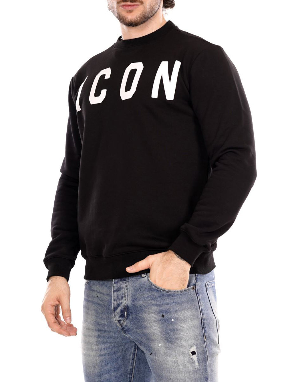 ICON Felpa Uomo - Nero modello ICUF2W6F001