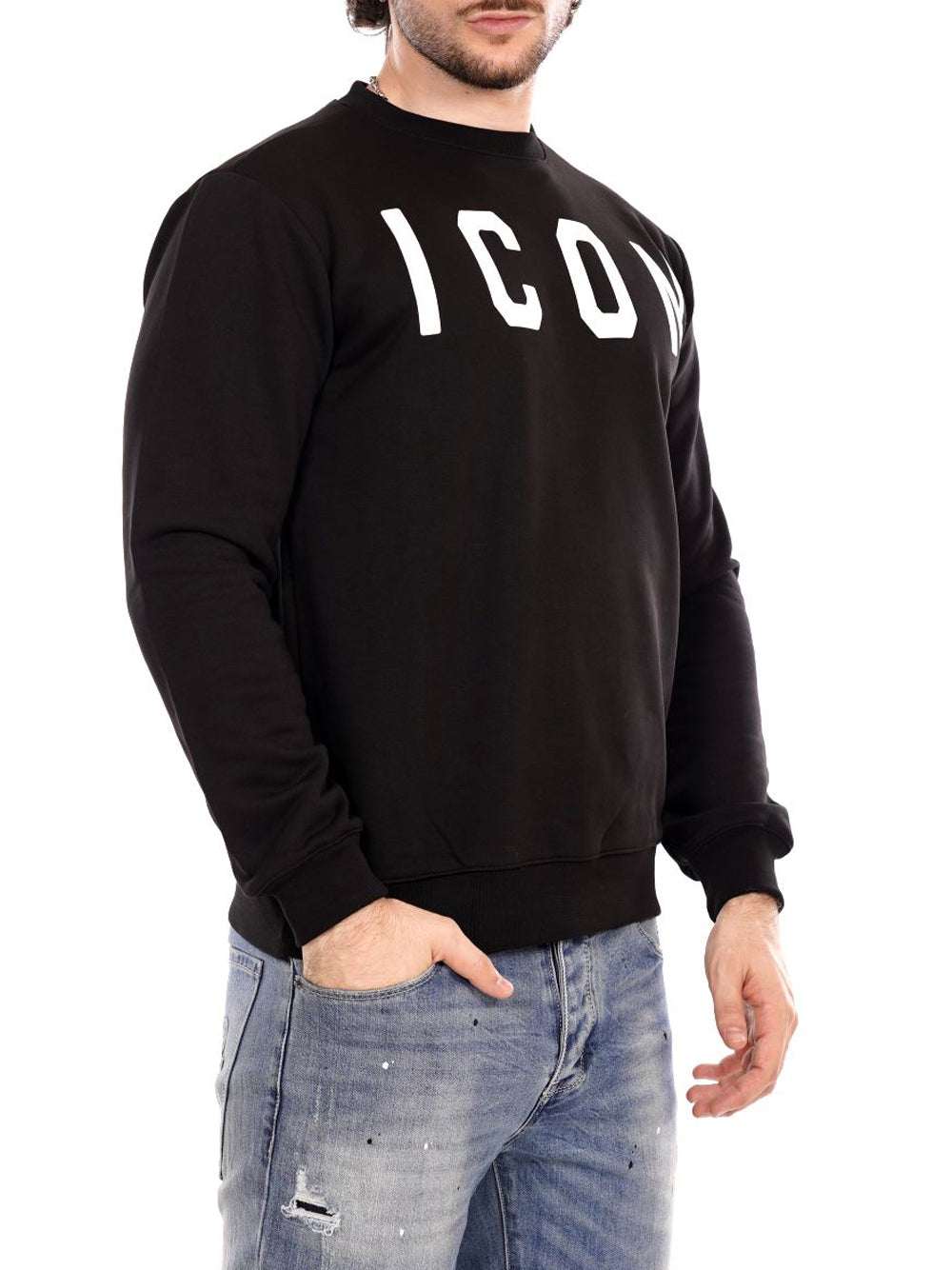 ICON Felpa Uomo - Nero modello ICUF2W6F001