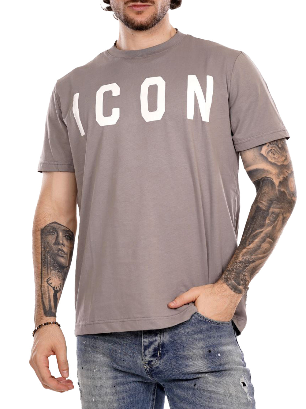 ICON T-shirt Uomo - Grigio modello ICUF2W6T001