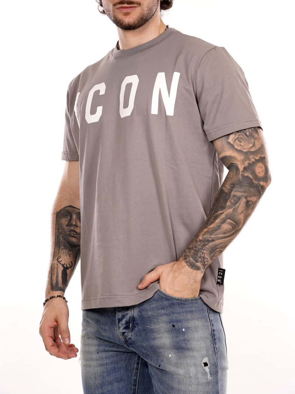 ICON T-shirt Uomo - Grigio modello ICUF2W6T001