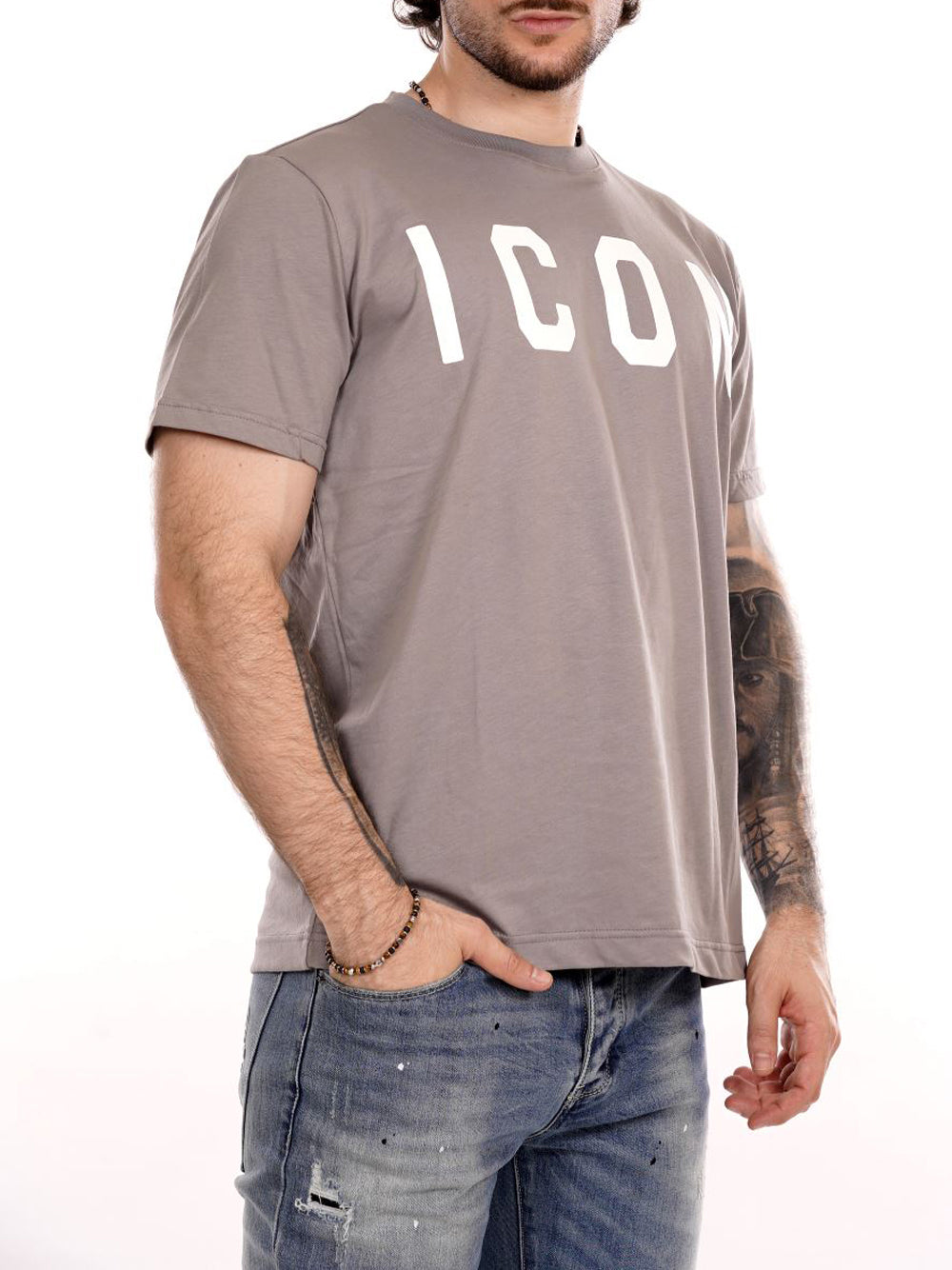 ICON T-shirt Uomo - Grigio modello ICUF2W6T001