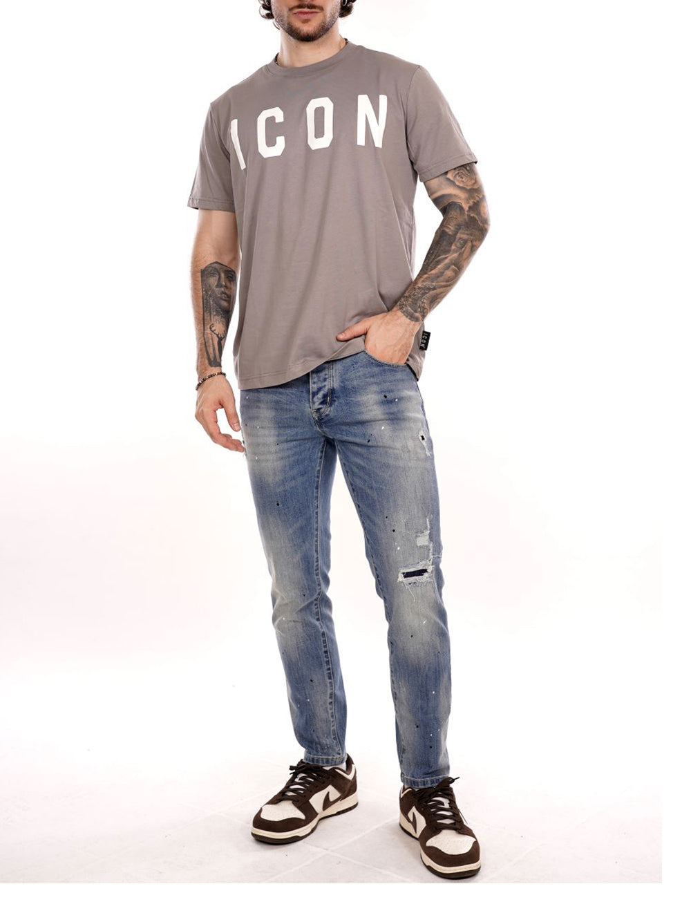 ICON T-shirt Uomo - Grigio modello ICUF2W6T001