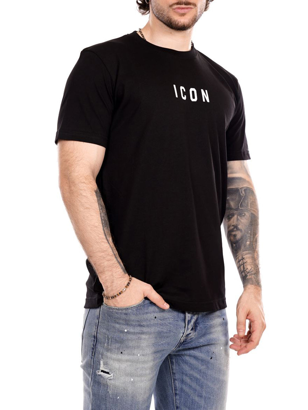 ICON T-shirt Uomo - Nero modello ICUF2W6T002