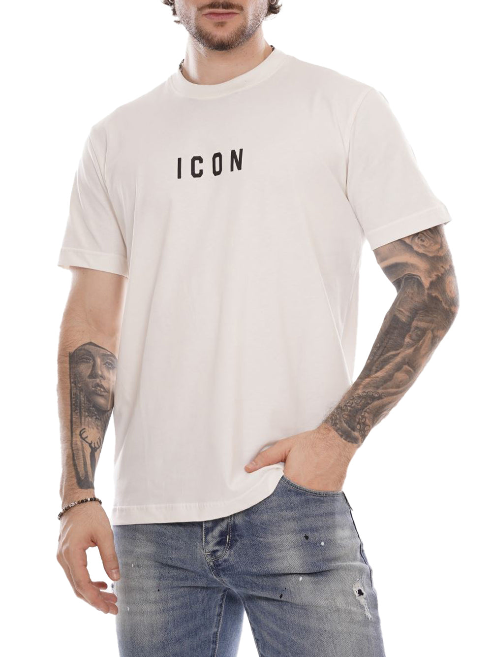 ICON T-shirt Uomo - Bianco modello ICUF2W6T002