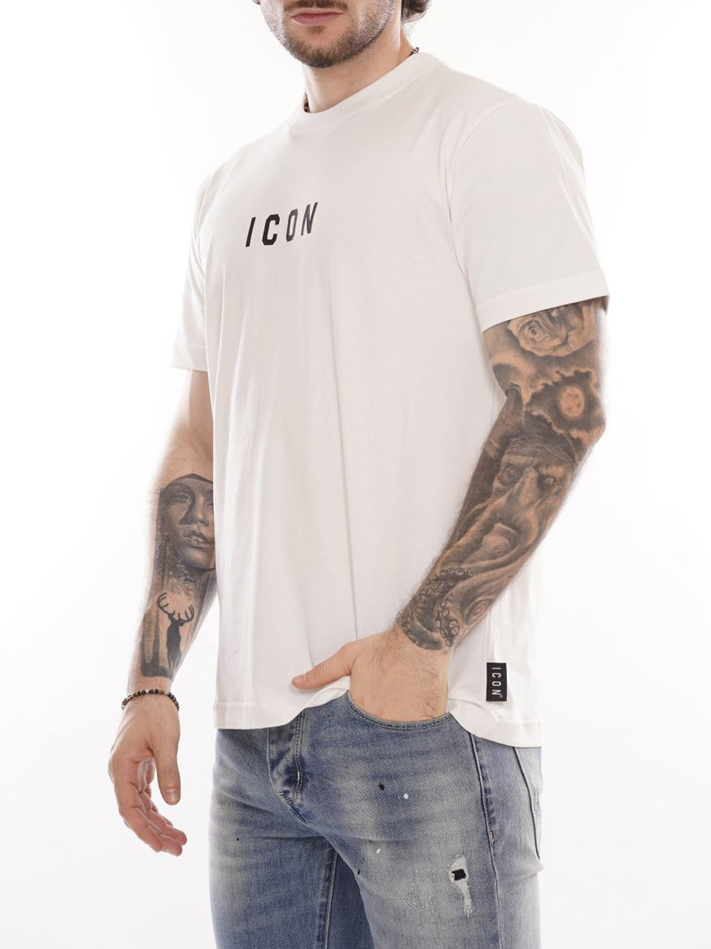 ICON T-shirt Uomo - Bianco modello ICUF2W6T002