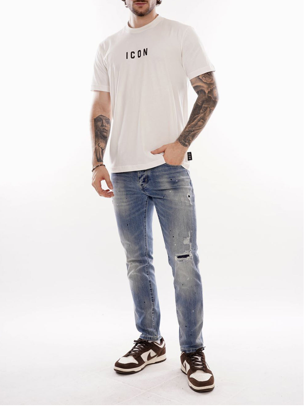 ICON T-shirt Uomo - Bianco modello ICUF2W6T002