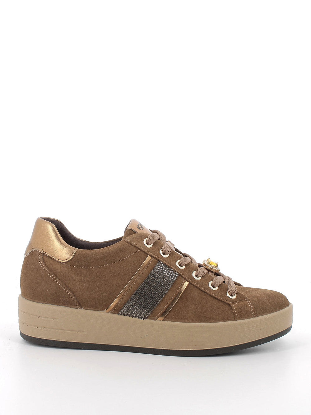 IGI&CO Sneakers con zeppa Donna - Marrone modello 8668622