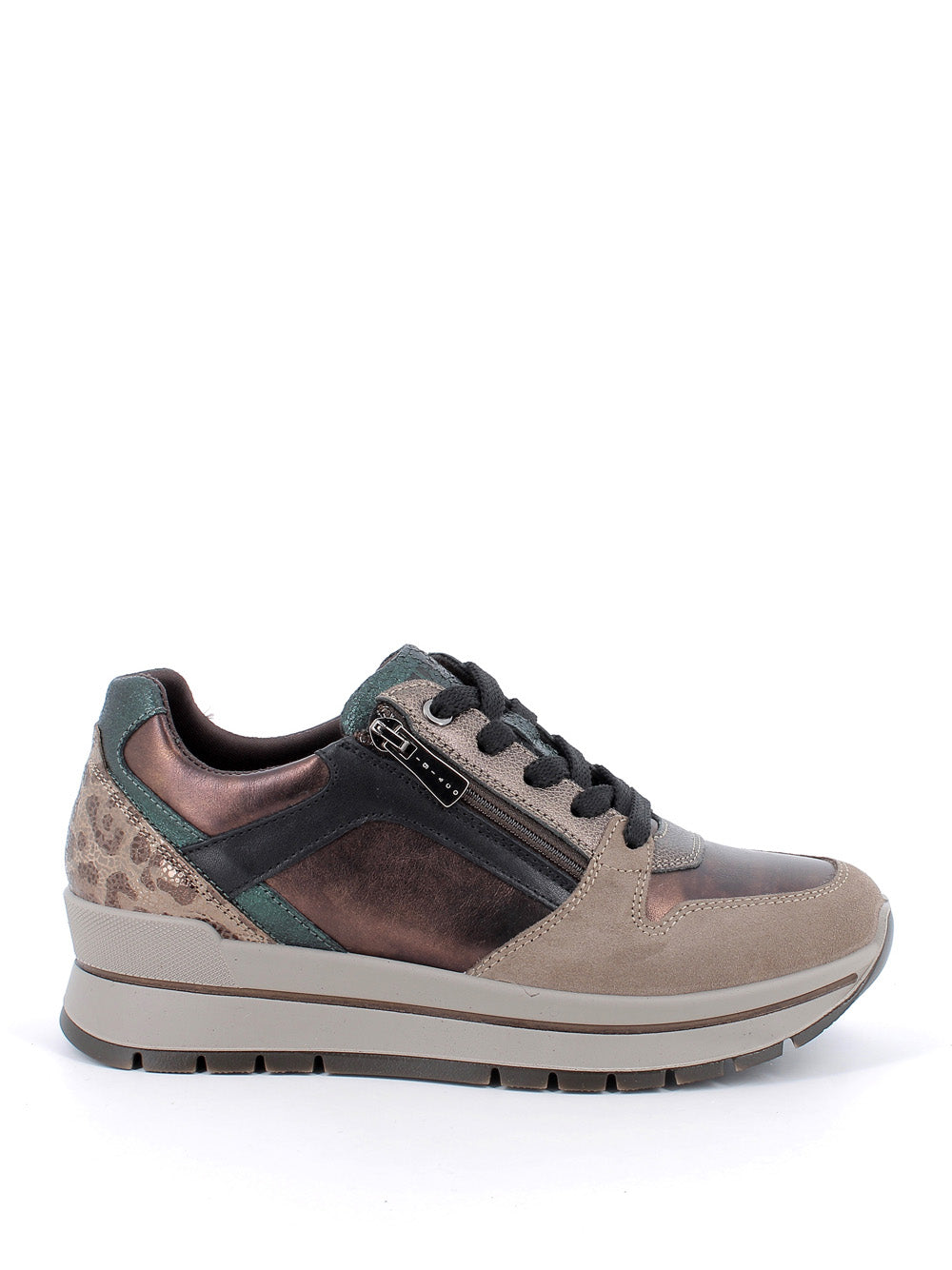 IGI&CO Sneakers con zip Donna - Marrone modello 8676177