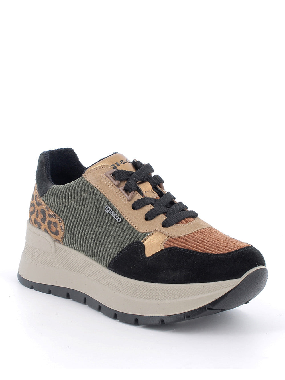 IGI&CO Sneakers con zeppa Donna - Nero modello 8677600