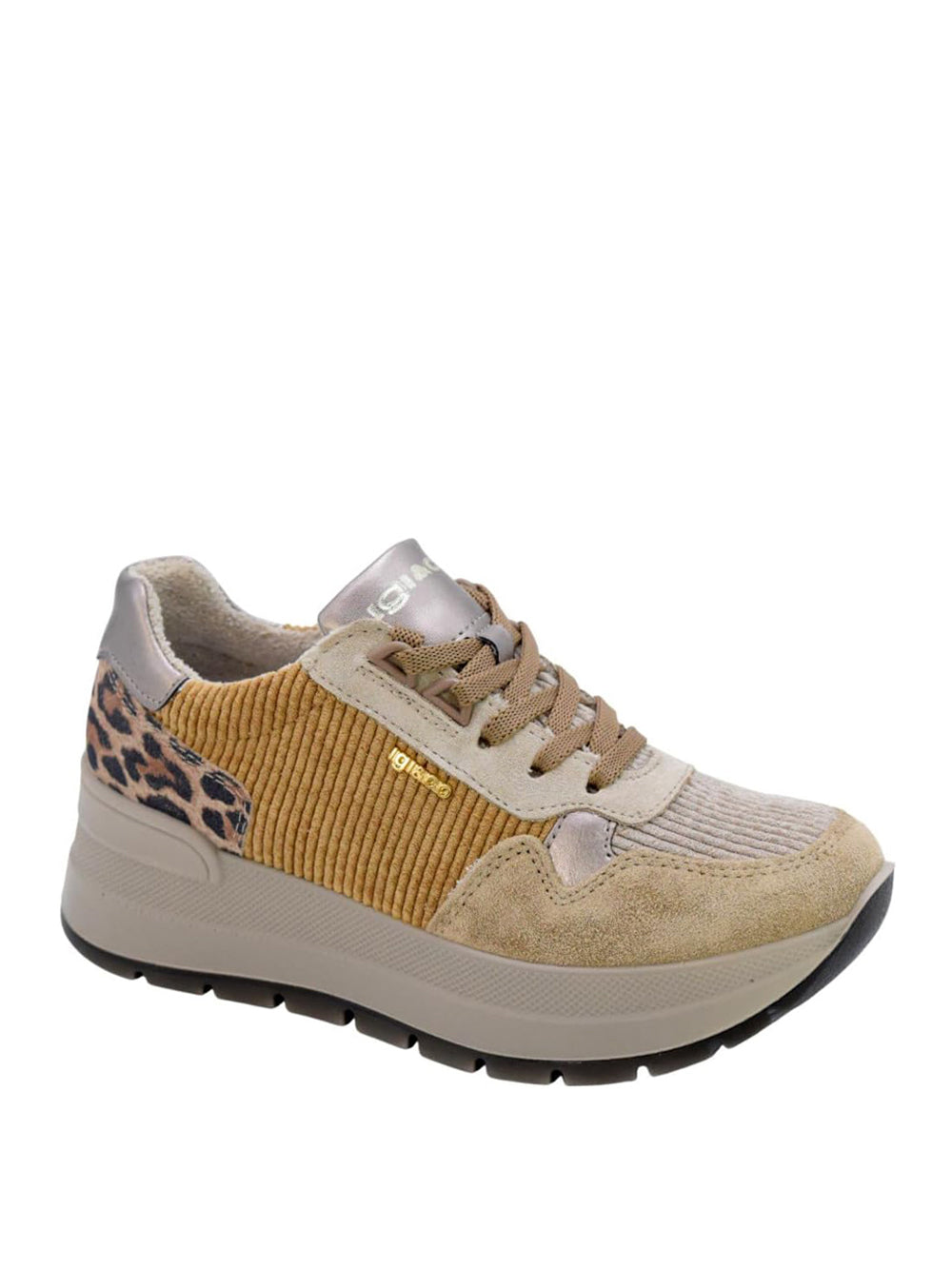 IGI&CO Sneakers con zeppa Donna - Marrone modello 8677611
