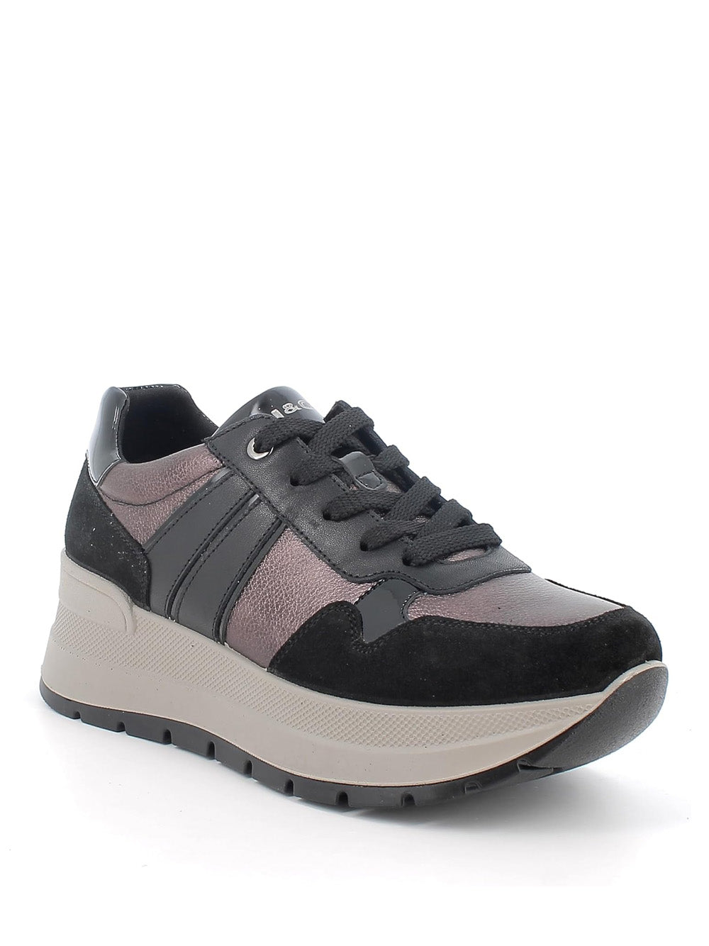IGI&CO Sneakers con zeppa Donna - Nero modello 8677800