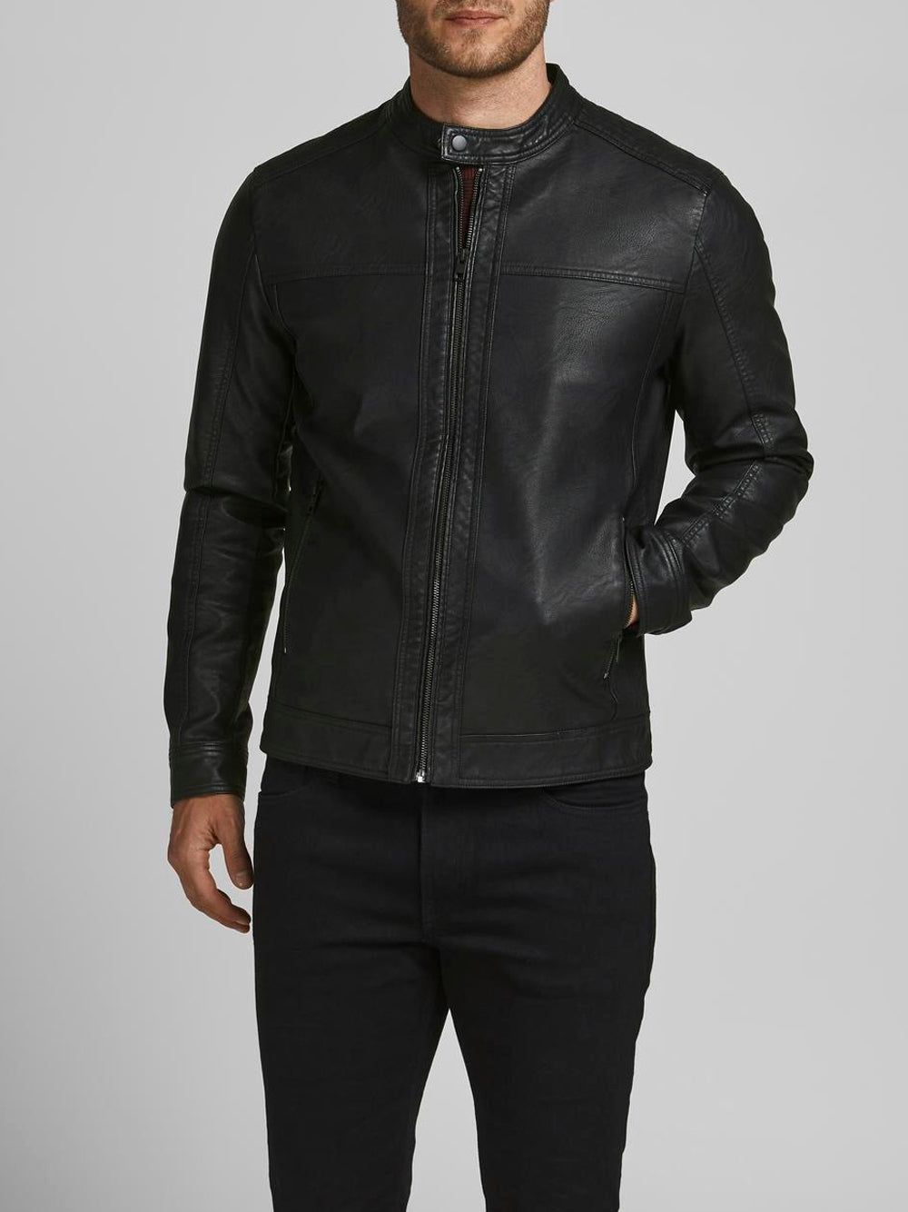 JACK&JONES Giubbino Uomo - Nero modello 12182461