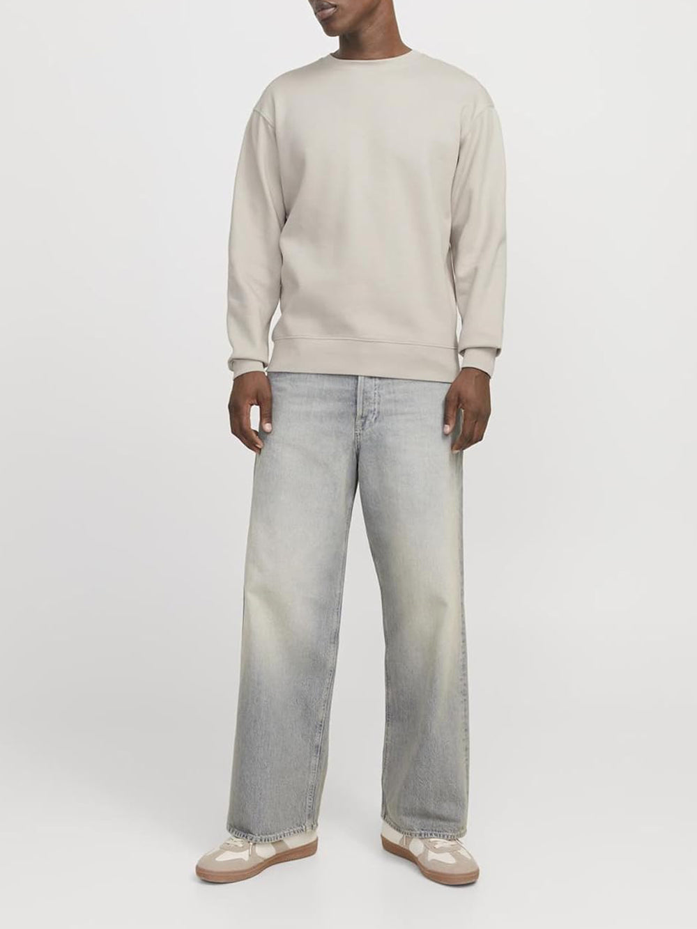 JACK&JONES Felpa Uomo - Grigio modello 12208182