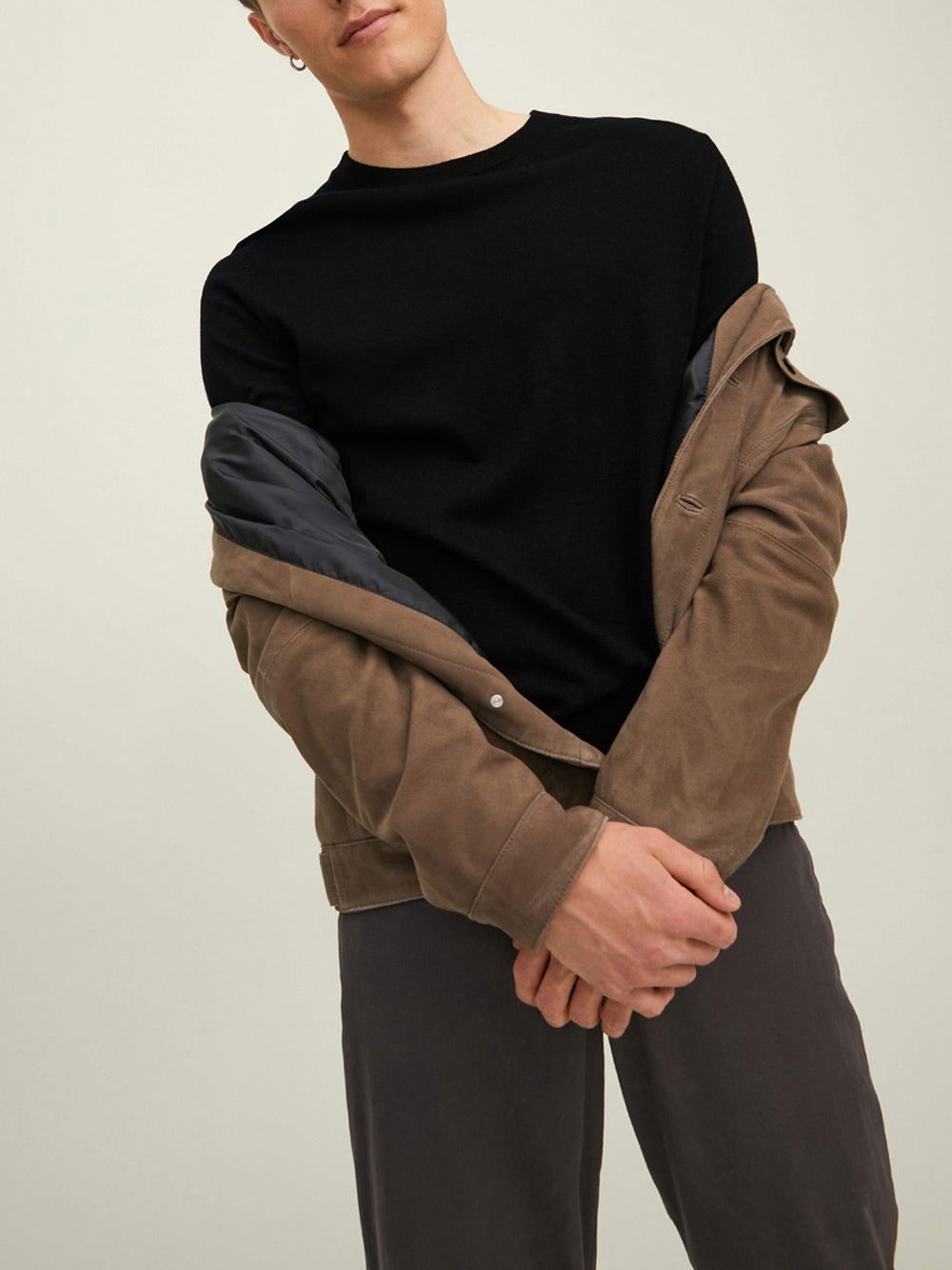 JACK&JONES Maglione Uomo - Nero modello 12216817