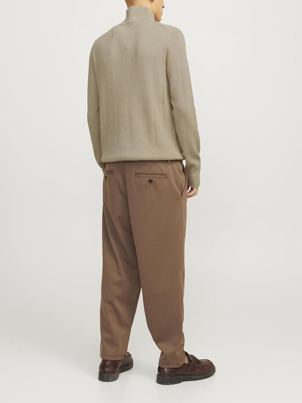 JACK&JONES Maglione con zip Uomo - Grigio modello 12257773