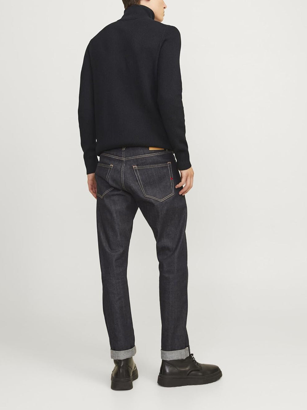 JACK&JONES Maglione con zip Uomo - Grigio modello 12257773