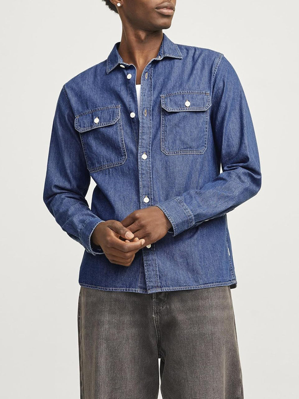 JACK&JONES Camicia Uomo - Blu modello 12269262