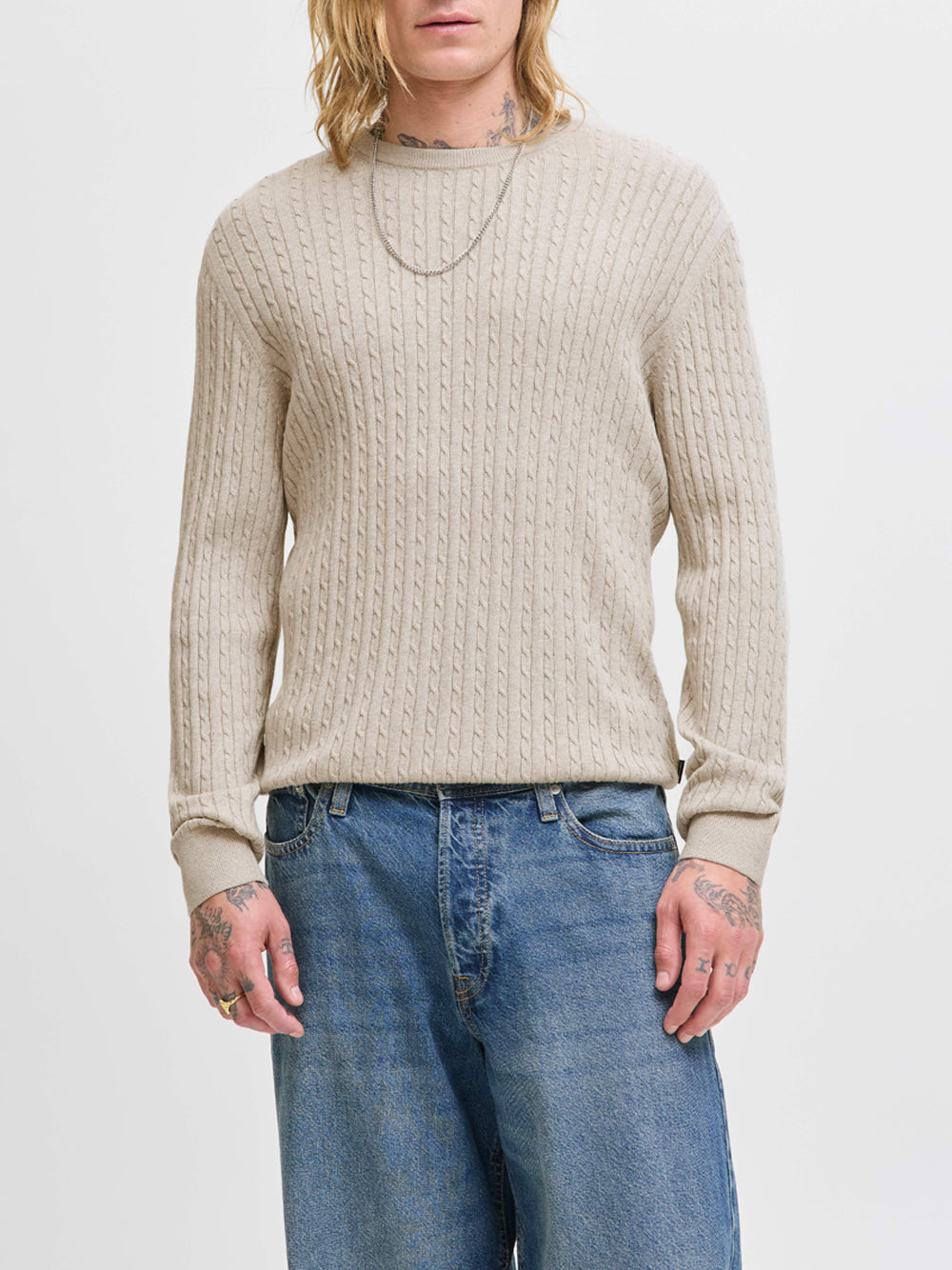 JACK&JONES Maglione Uomo - Grigio modello 12278785