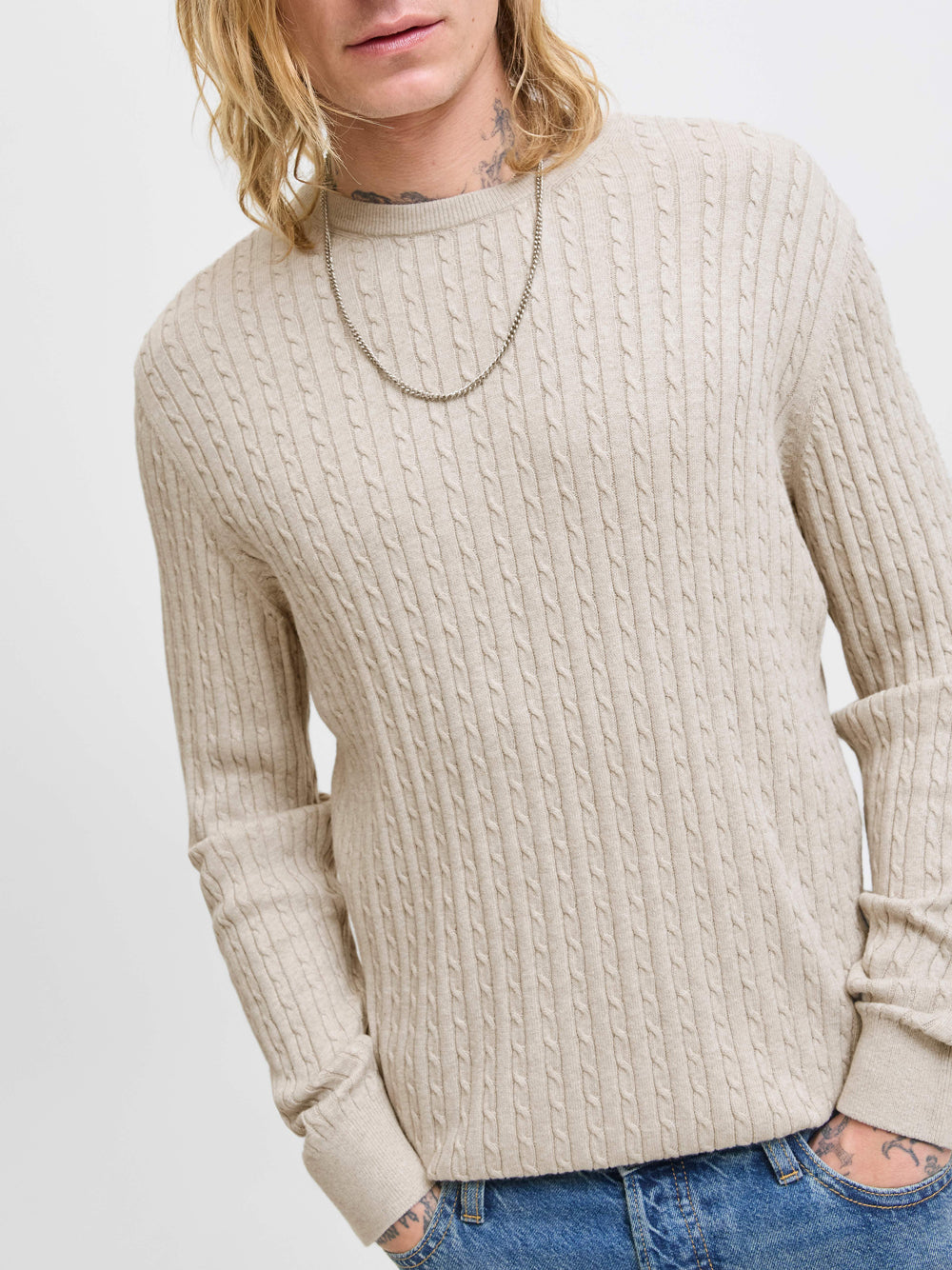 JACK&JONES Maglione Uomo - Grigio modello 12278785
