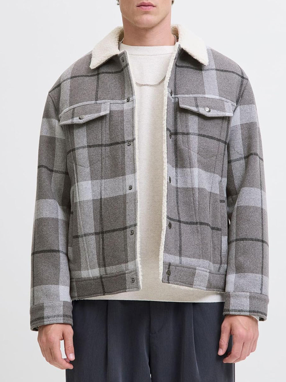 JACK&JONES Giubbino Uomo - Grigio modello 12281109