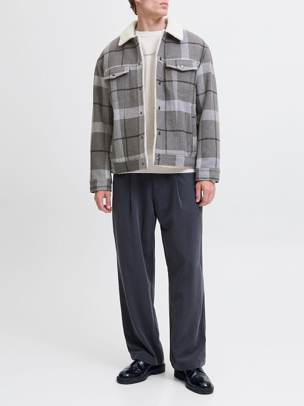 JACK&JONES Giubbino Uomo - Grigio modello 12281109