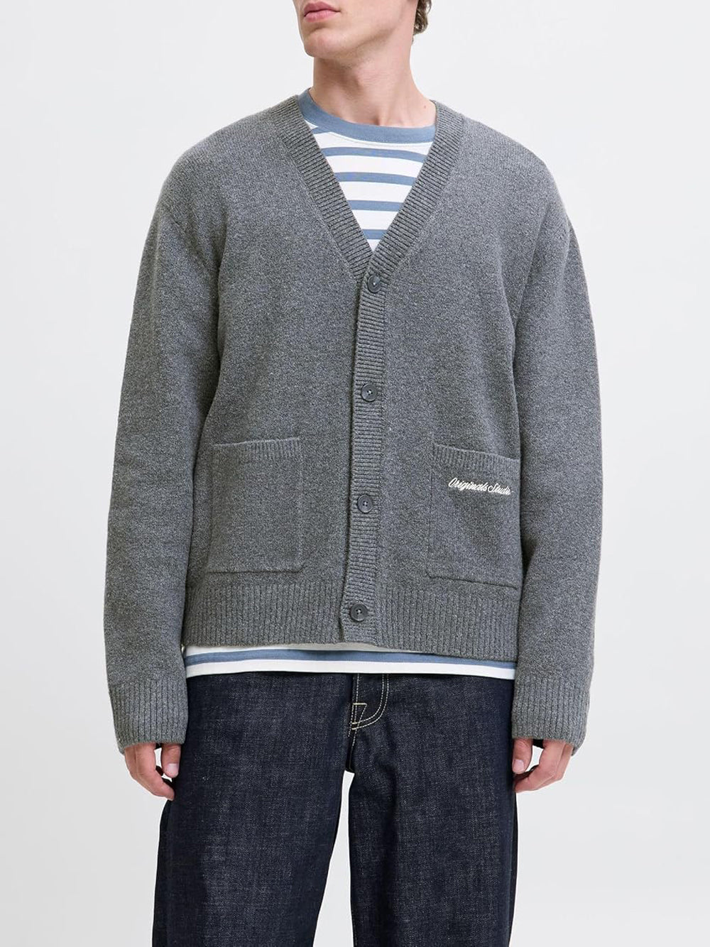 JACK&JONES Cardigan Uomo - Grigio modello 12282732