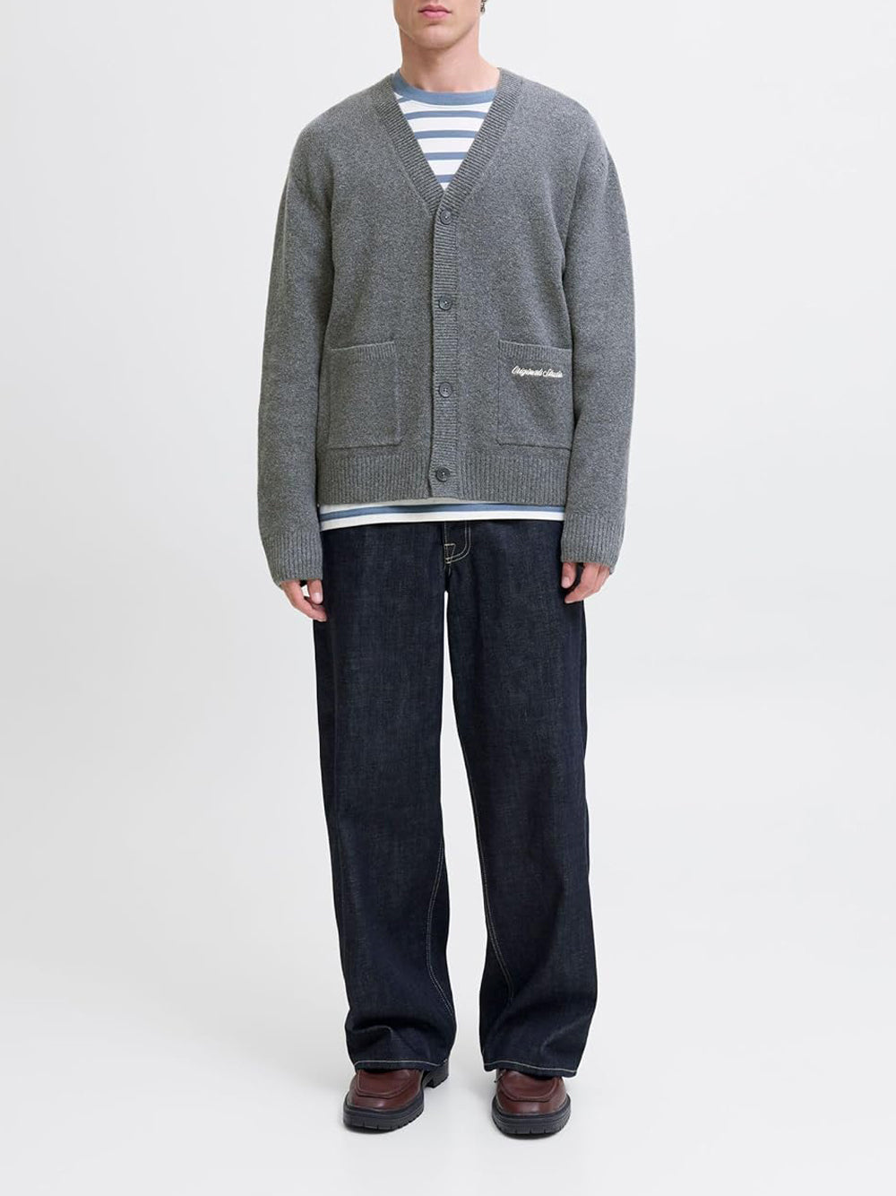 JACK&JONES Cardigan Uomo - Grigio modello 12282732