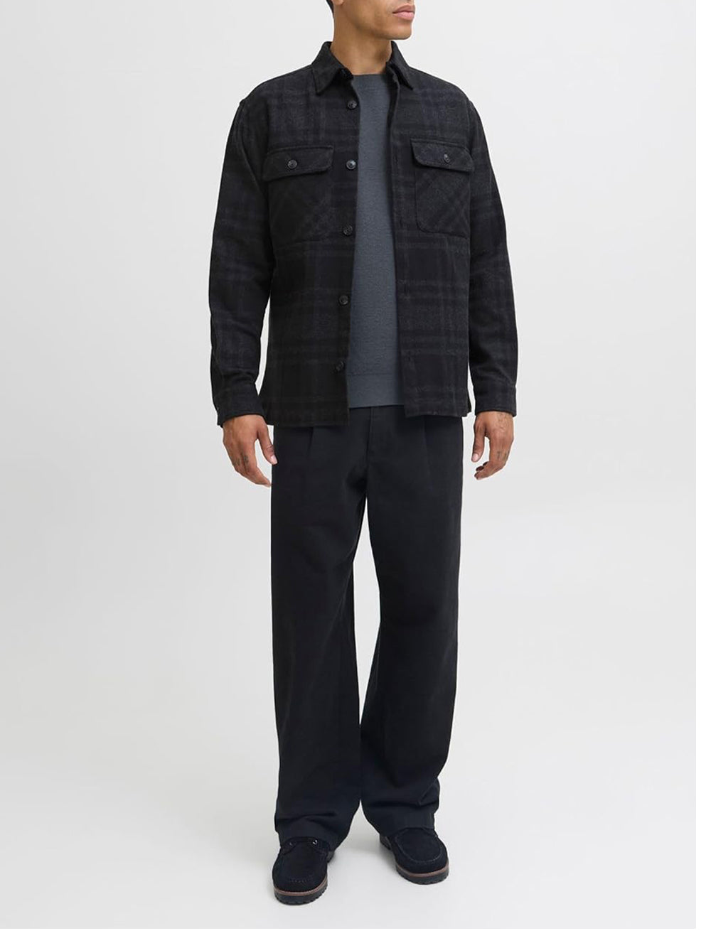 JACK&JONES Camicia Uomo - Nero modello 12286804