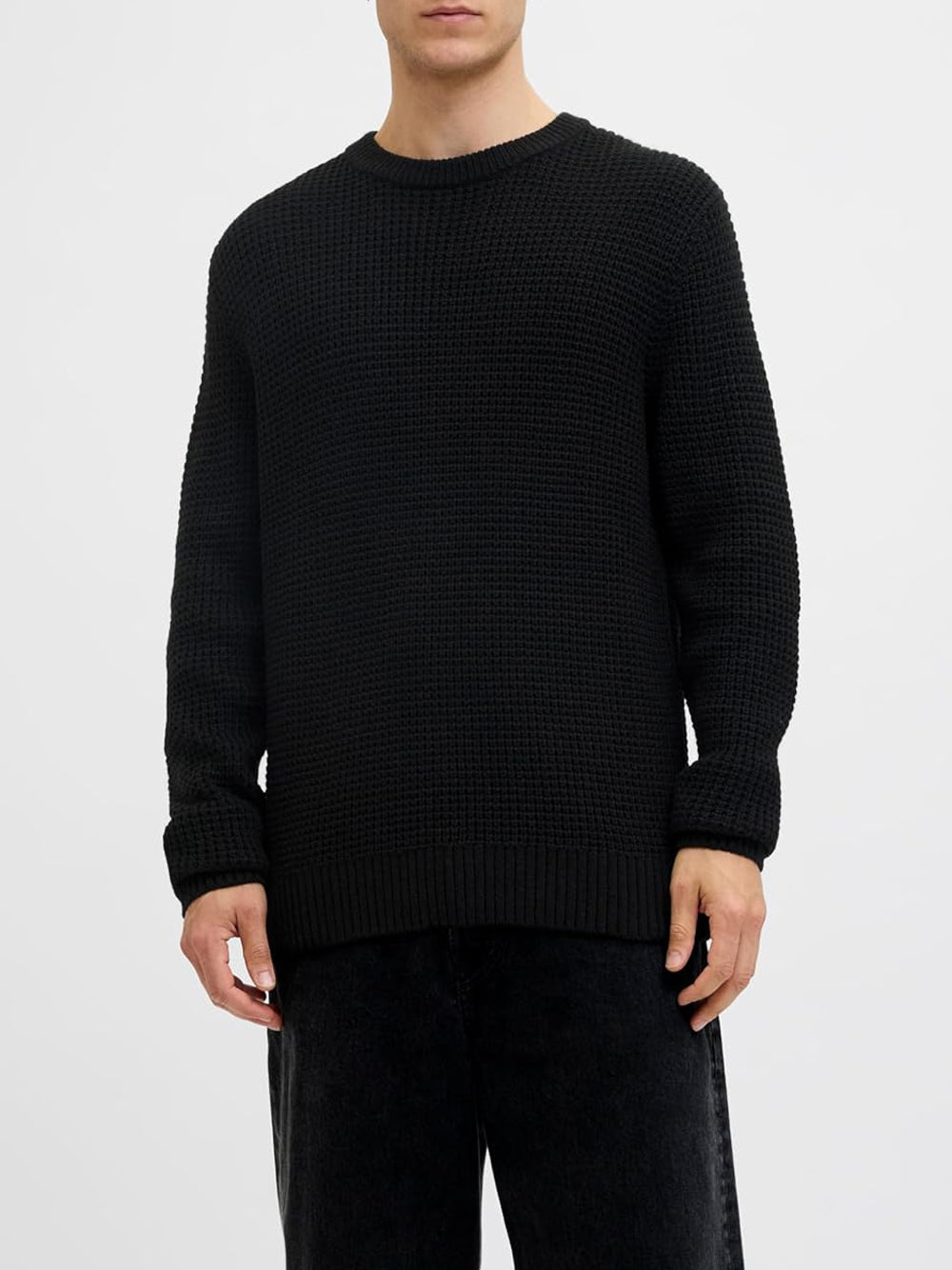 JACK&JONES Maglione Uomo - Nero modello 12287594