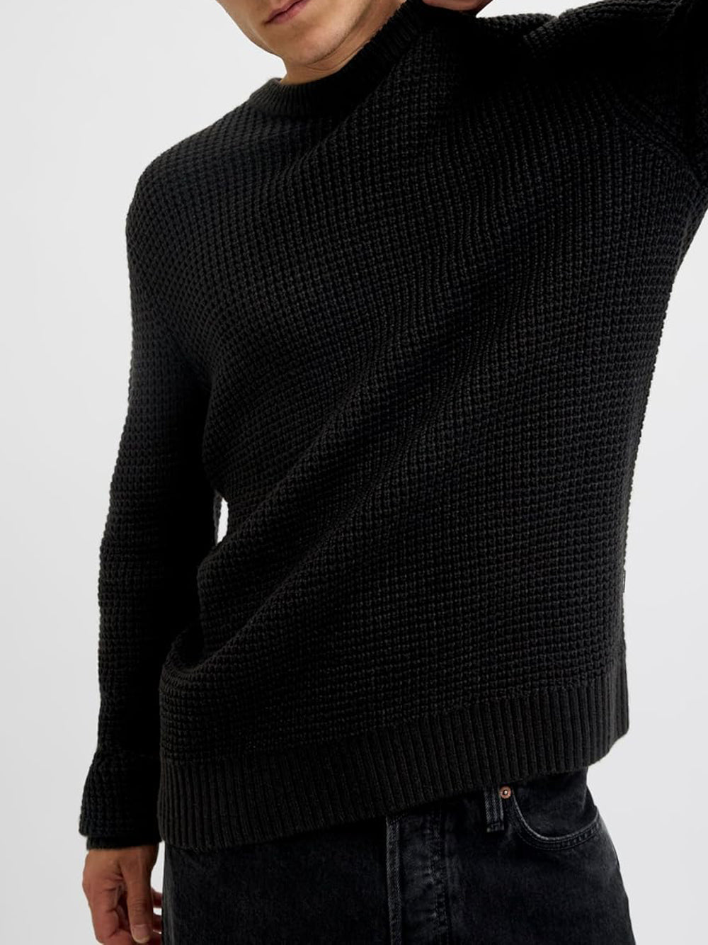 JACK&JONES Maglione Uomo - Nero modello 12287594