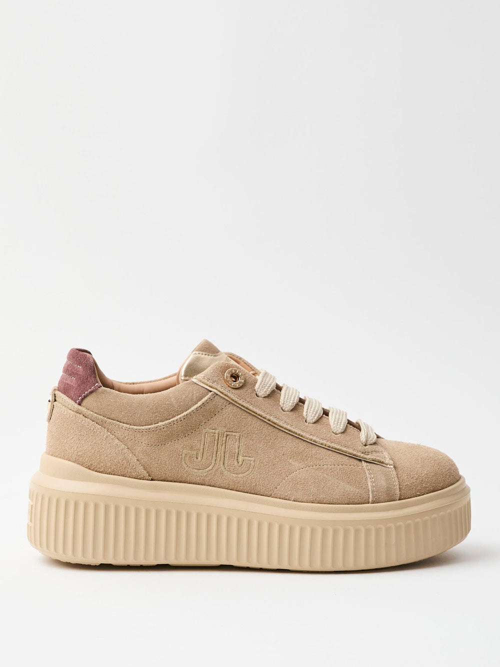 JANET&JANET Sneakers platform Donna - Beige modello J402
