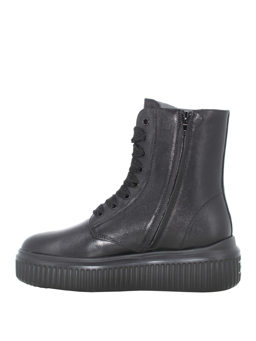 JANET&JANET Stivaletti platform Donna - Nero modello J403